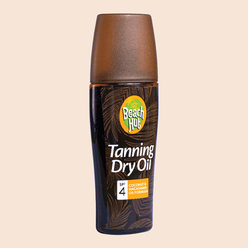 Beach Hut Tanning Dry Oil SPF4 150ml with Coconut & Macadamia Oil