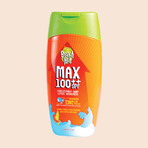 Beach Hut Max SPF100++ Sunscreen 100ml