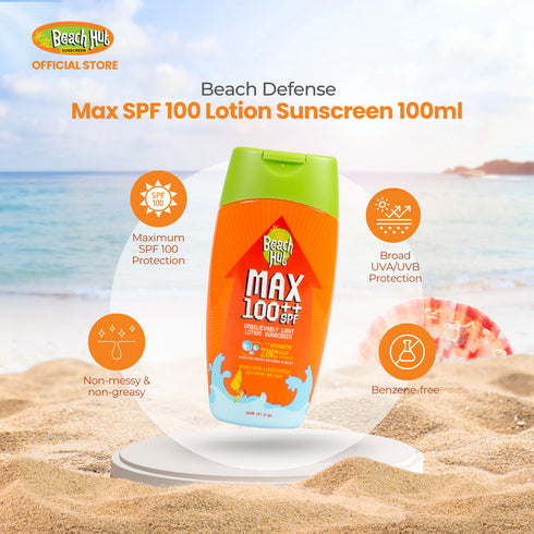 Beach Hut Max SPF100++ Sunscreen 100ml