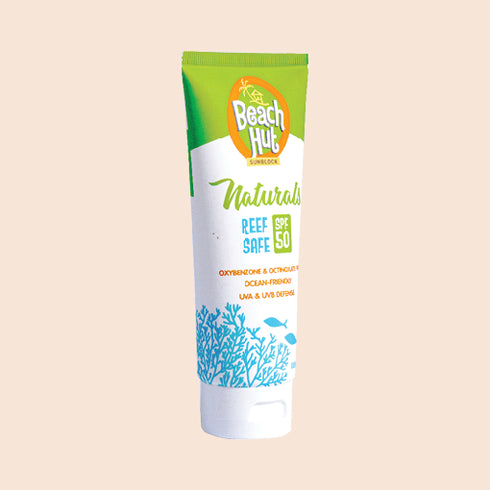 Beach Hut Naturals Reef Safe SPF50 100ml Lotion Sunscreen