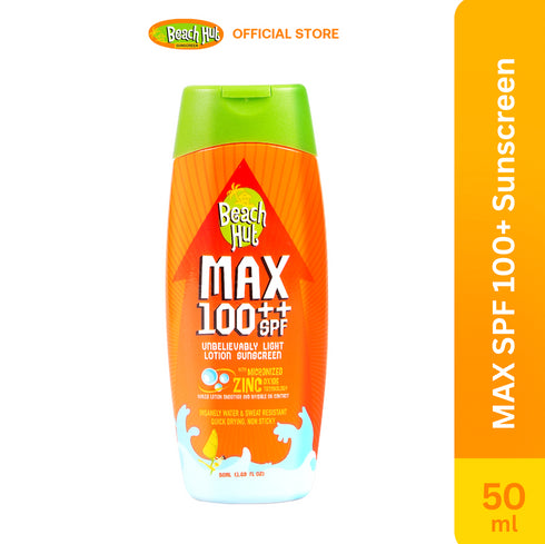 Beach Hut Sunblock MAX SPF 100 ++ Sunscreen Body Lotion 50mL