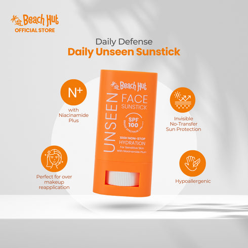 Beach Hut Sunblock Daily Unseen Sunstick SPF100 Sunscreen