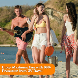 Enjoy Maximum Fun with 99% Protection from UV Rays!