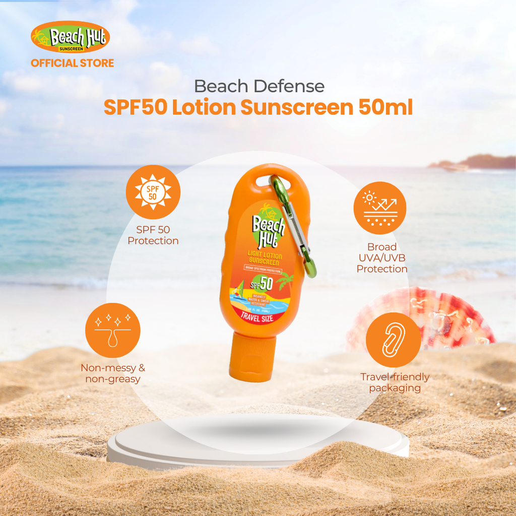 Beach Hut Sunblock SPF50 Light Lotion Sunscreen 40ml