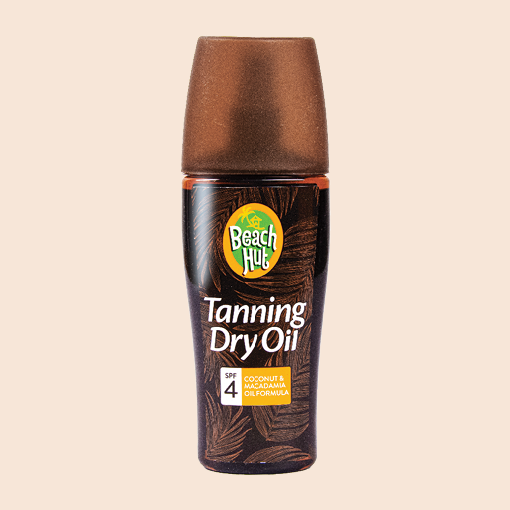 Tanning Dry Oil SPF4 150ml Clear Spray Body Sunscreen with Coconut & Macadamia Oil