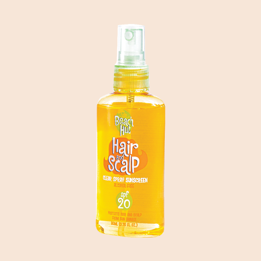 Beach Hut Hair and Scalp Clear Spray Sunblock 80ml Beach Hut Sunscreen