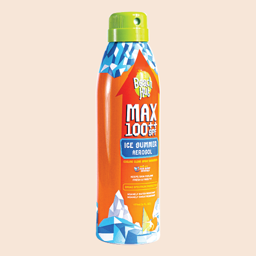 MAX SPF 100 ++ Ice Summer Aerosol Sunscreen Body Spray 177mL