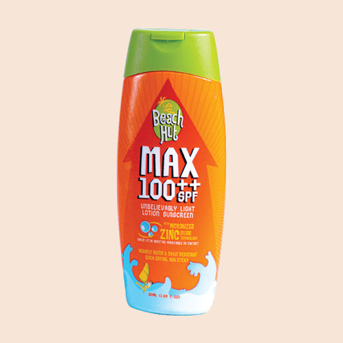 Beach Hut Sunblock MAX SPF 100 ++ Sunscreen Body Lotion 50mL