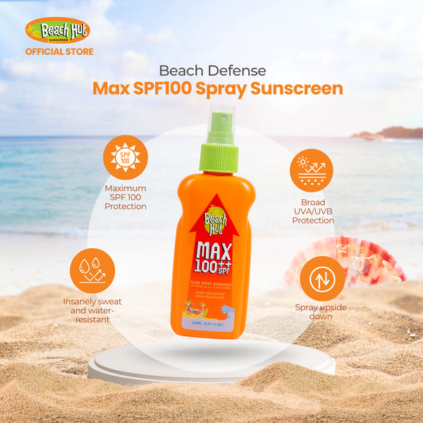 Beach Hut Max SPF100++ Sunscreen Spray 150ml