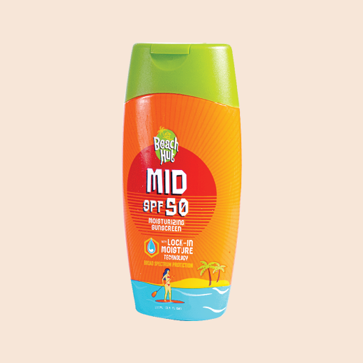Beach Hut Sunblock MID SPF 50 Lotion Sunscreen 100mL