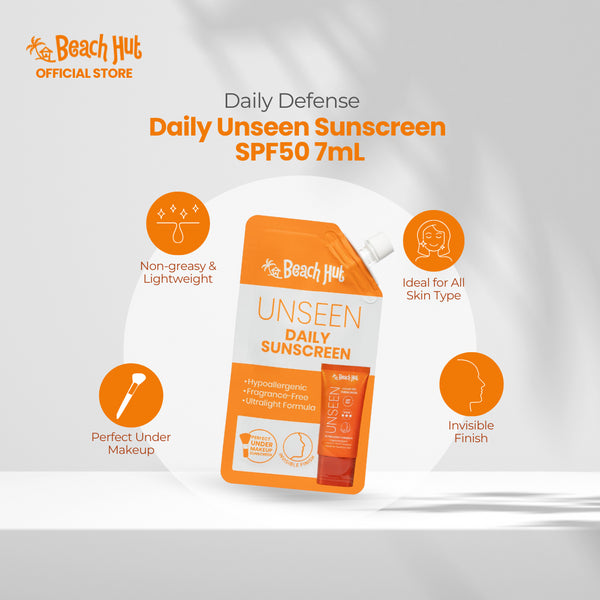 Beach Hut Unseen Daily Sunscreen Sachet 7mL