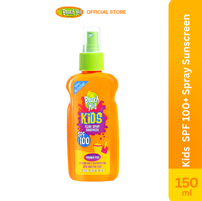 Beach Hut Kids Max 100 Spray Sunscreen 150ml Hover Image
