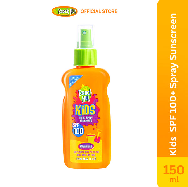 Beach Hut Kids Max 100 Spray Sunscreen 150ml