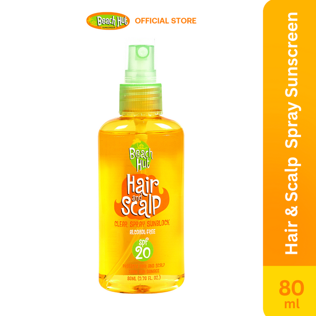 Beach Hut Hair and Scalp Clear Spray Sunblock 80ml Hover Image