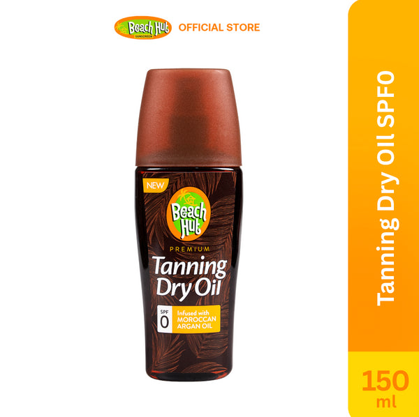 Beach Hut Tanning Dry Oil SPF0 150ml with Moroccan Argan Oil