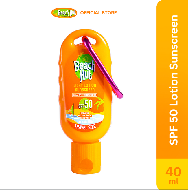 Beach Hut Sunblock SPF50 Light Lotion Sunscreen 40ml Hover Image