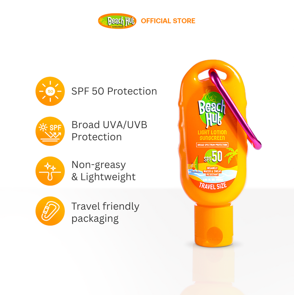Beach Hut Sunblock SPF50 Light Lotion Sunscreen 40ml