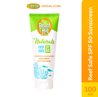 Beach Hut Naturals Reef Safe SPF50 100ml Lotion Sunscreen