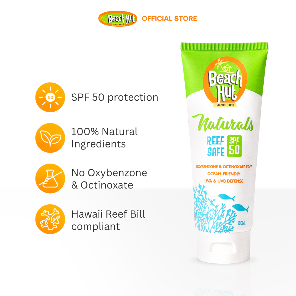 Naturals Reef Safe SPF50 100ml Mineral Sunscreen Lotion