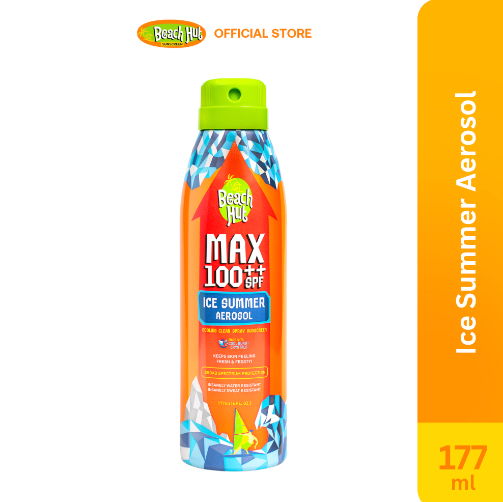 Beach Hut Max 100++ SPF Ice Summer Aerosol 177ml
