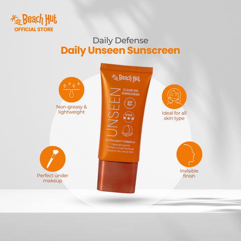 Beach Hut Daily Unseen Sunscreen 50mL